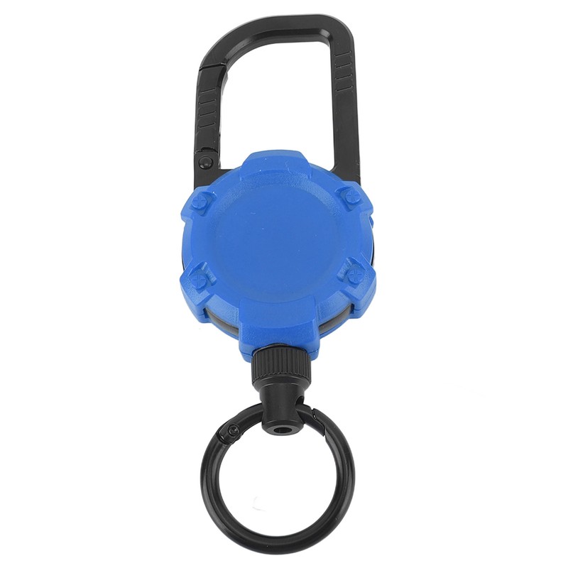 Magnetic Retractable Keychain Stainless Steel Wire Easy Pull Buckle Carabiner