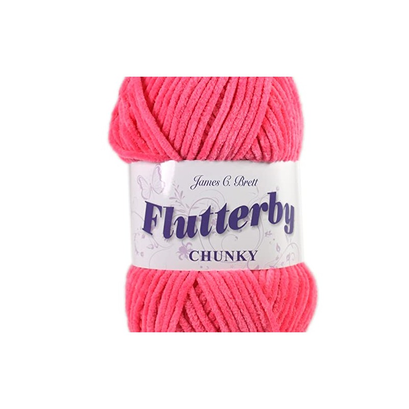 James C Brett Flutterby Chunky 100g Knitting Yarn - B47
