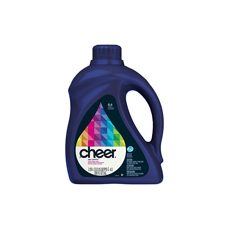 Cheer HE Liquid Detergent - 100 oz - Fresh Clean
