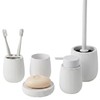 Set de Accesorios para Baño 5 Piezas Texturizado Vertical, Juego
