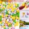 Taicols 100 Pcs Mini Duck Miniatures - Resin Waterproof Tiny