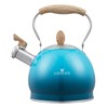 Creative Home 2.6 Qt. Stainless Steel Whistling Tea Kettle Teapot