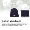 May Huang Winter hat, beanie hat and tube scarf, with