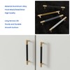 LONTAN 10 Pack Black Kitchen Handles 160mm Black Cupboard Handles