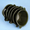 Worldity Paint Strainer, 100 mm Plastic Filter with Fine Nylon