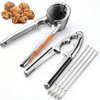 Purpeak 6 Pcs Nutcracker Nut and Walnut Cracker Kit Metal