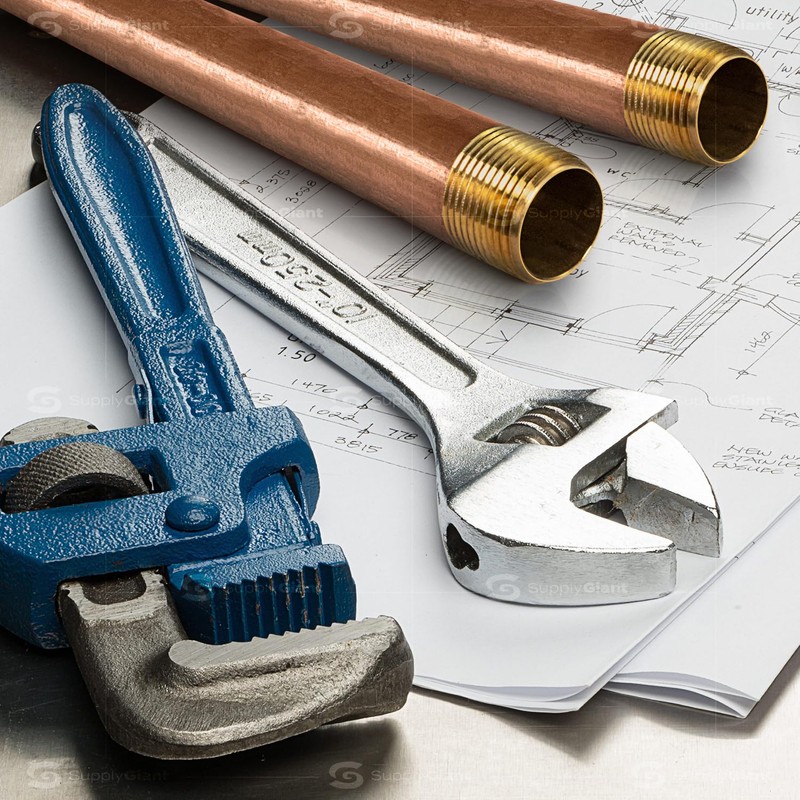 12" Long Brass Nipple Pipe Fitting with 1/2" Nominal Diameter