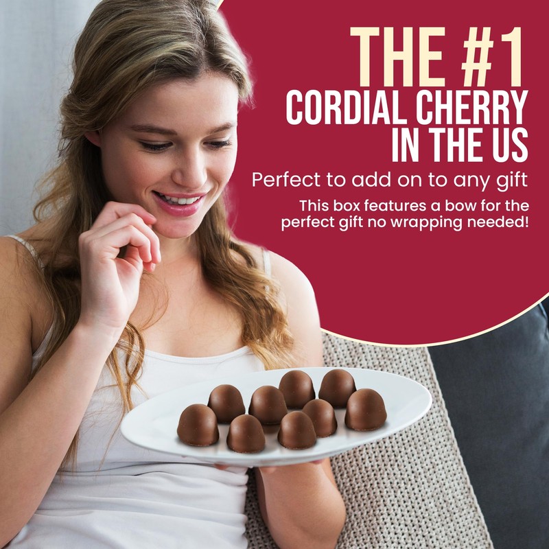 Queen Anne Dark Chocolate Covered Cordial Cherries | 19.8 oz