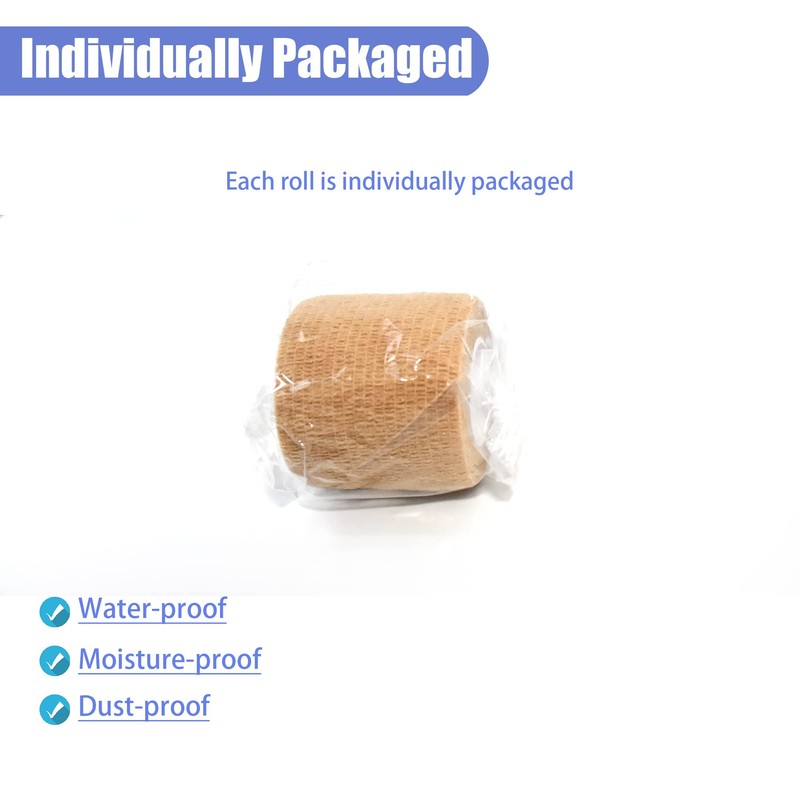 Gondiane 9 Pack 2" x 5 Yards Self Adhesive Bandage