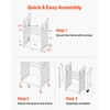 VEVOR Indoor Firewood Rack, 1.3 ft 2-Tier Firewood Holder with