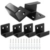 Moicstiy 6 Pack Wall Hanger Fastener, Stainless Steel Wall Mount