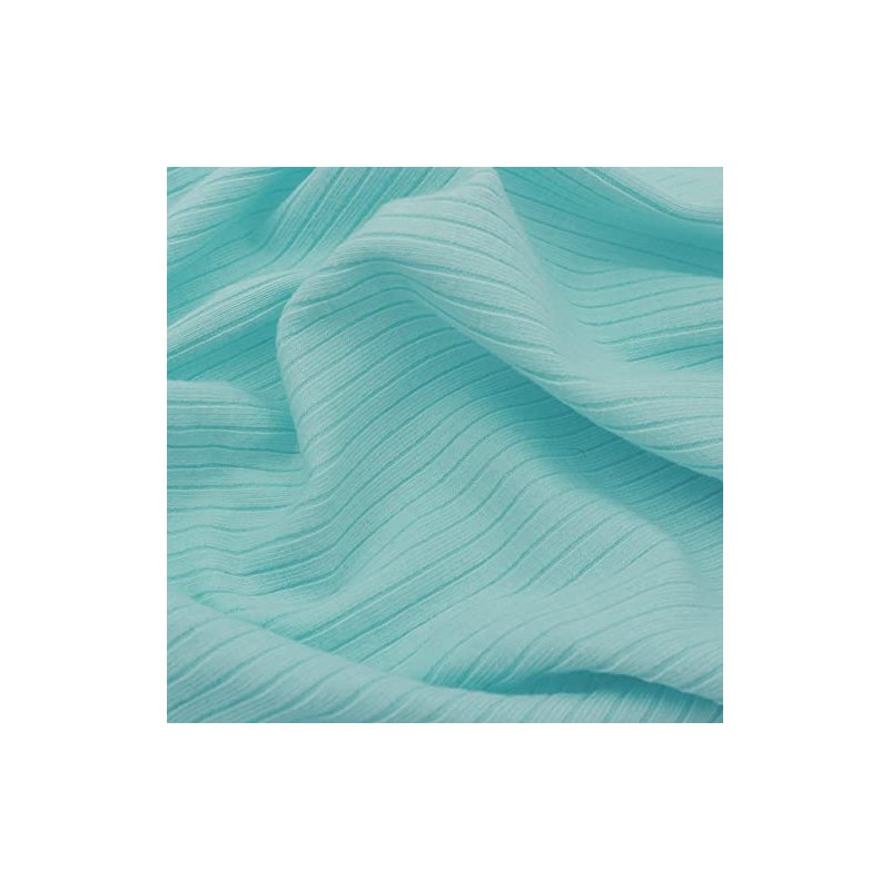 Solid 4x2 Rib Knit Fabric (Blue SPA)