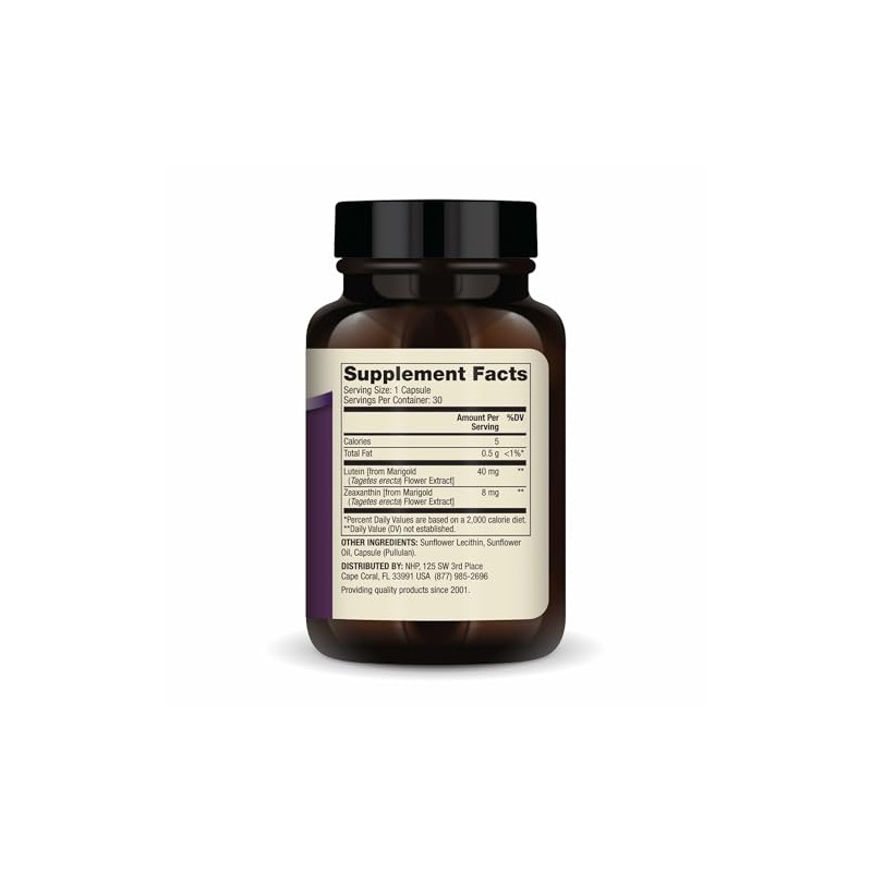 Dr. Mercola Luteína con zeaxantina, 30 porciones (30 cápsulas), sin