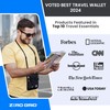 Neck Wallet for Travel & Passport Holder with RFID Blocking