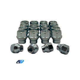 White Knight Wheel Accessories M12x1.5 Chrome Open ET Mag Style Acorn Lug Nuts Lug Centering For Honda Kia 20pc