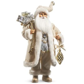 RAZ Imports Bon Noel Santa, 18 inches