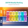 Fullicon Pill Organizer 2 Times a Day Large, Weekly Pill