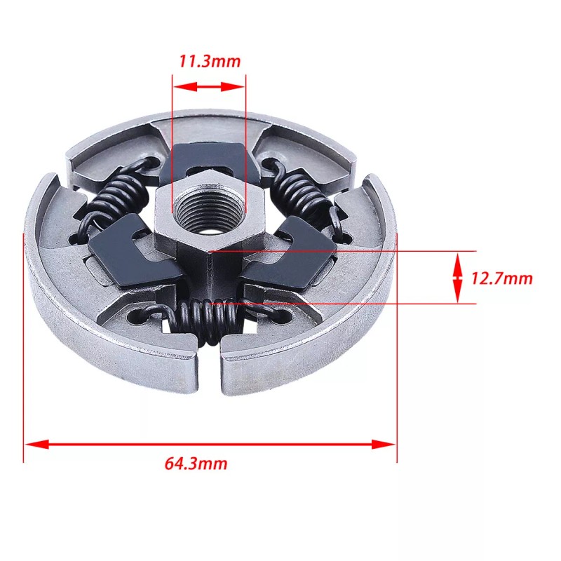 For STIHL .325" Clutch Drum Sprocket Oil Pump Worm Gear