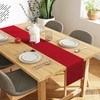 Encasa Dining Table Runner 13x72 in Long | Embossed Velvet