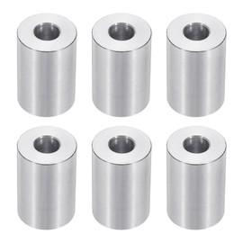 PATIKIL M8 Aluminum Spacers, 6pcs 5/16" x 3/4" Round Metal Spacers for 5/16 or M8 Screw Bolts, Unthreaded Standoff Bushing 1 3/16"L, 8.5x20x30mm