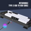 Membrane Gaming Keyboard 68 Keys RGB Backlit Ergonomic USB Interface