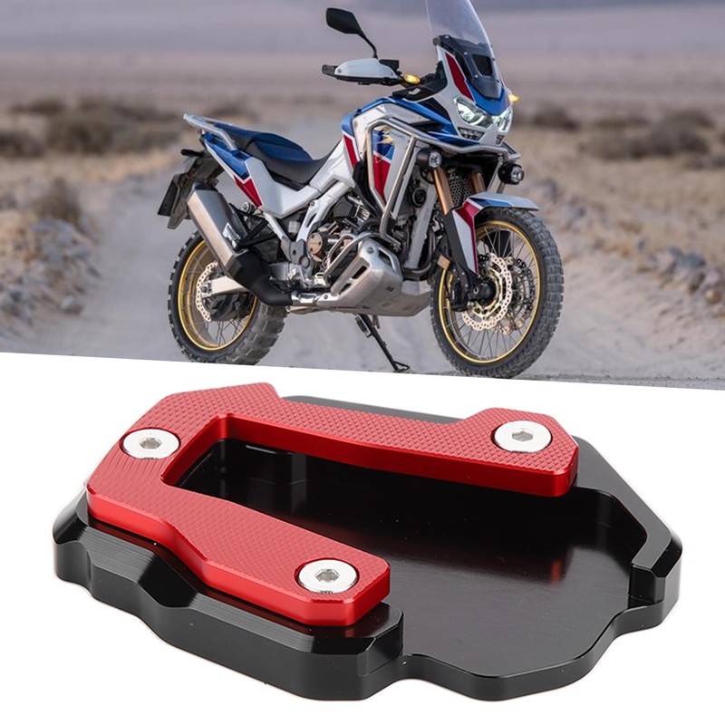 Motorcycle Kickstand Extension Stand Support Plate Aluminium Alloy Replacement for