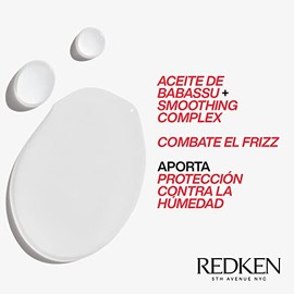 REDKEN - Serum Instant Deflate Frizz Dismiss | Serum anti-frizz | Hidrata profundamente y controla el frizz por un tiempo prolongado | Smoothing Complex contiene Aceite de Babassu | 125ml