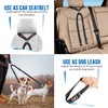 Lukovee Double Dog Seat Belt, New Dual Pet Car Headrest