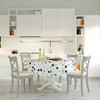 Encasa XO Printed Tablecloth 145 cm Round for 4 Seater