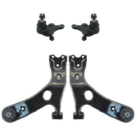 TRQ Front Lower Control Arm with Ball Joint Set Compatible with 2010-2012 Lexus HS250h 2016 Scion iM 2011-2016 tC 2008-2015 xB 2017-2018 Toyota Corolla iM 2016-2020 Mirai 2012-2017 Prius V