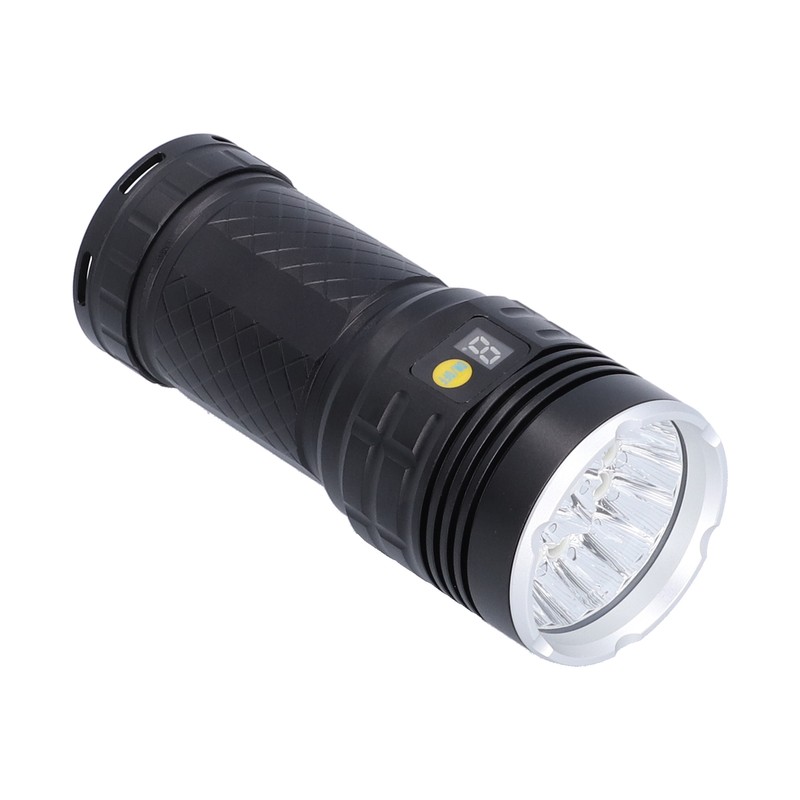 LED Flashlight XMT6 LED 15000lm USB Rechargeable IP65 Waterproof Outdoor