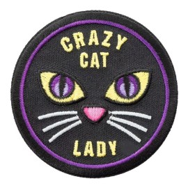 Fashion Jewelry CAT WOMAN ANIMAL CRAZY QUOTE pendant 18" 925 Sterling Silver plate Necklace GIFT