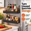 2-Piece Magnetic Storage Shelf for Kitchen Organization – Space-Saving ABS