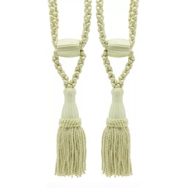 DÉCOPRO Tassel Tieback, Adjustable Cord Length, Color# A2 [Set of 2]