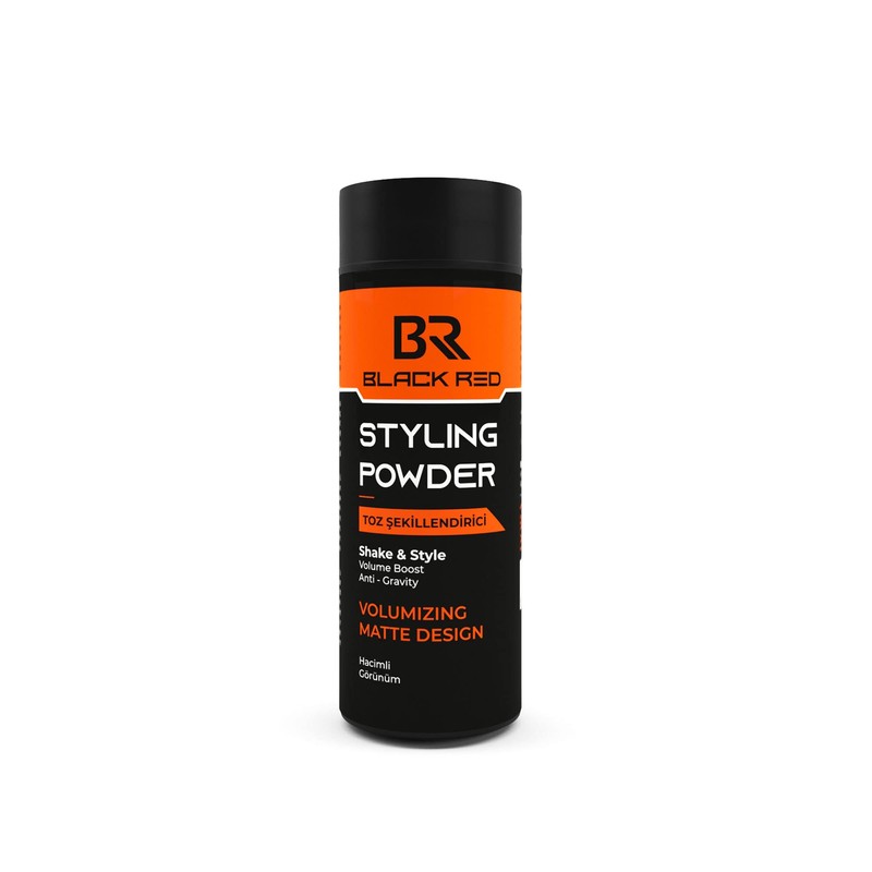 black red Hair Texturising Styling Powder, 20 gr: Get Invisible