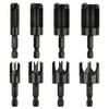 Rocaris 8 Pack Wood Plug Cutter Drill Bit Set, Straight