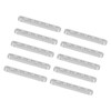 10pcs Flat Straight Braces Fixing Aluminum 4 X 8mm Connect