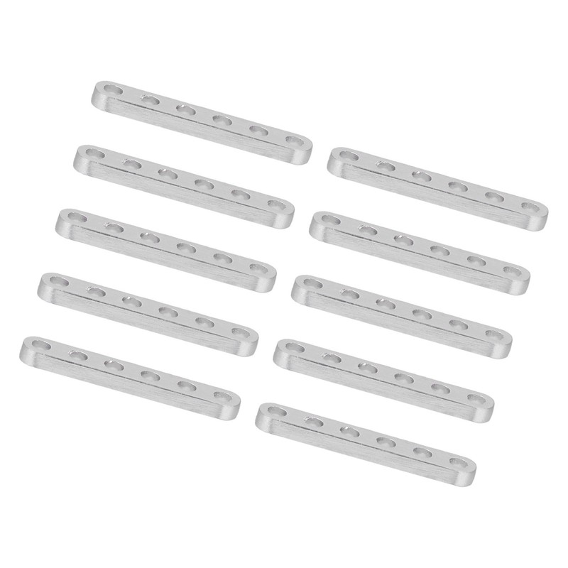 10pcs Flat Straight Braces Fixing Aluminum 4 X 8mm Connect