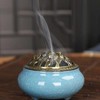 LUXURY Traditional Ceramic Incense Burner Incense Ceremony Ceramic Luxury candlestick pink