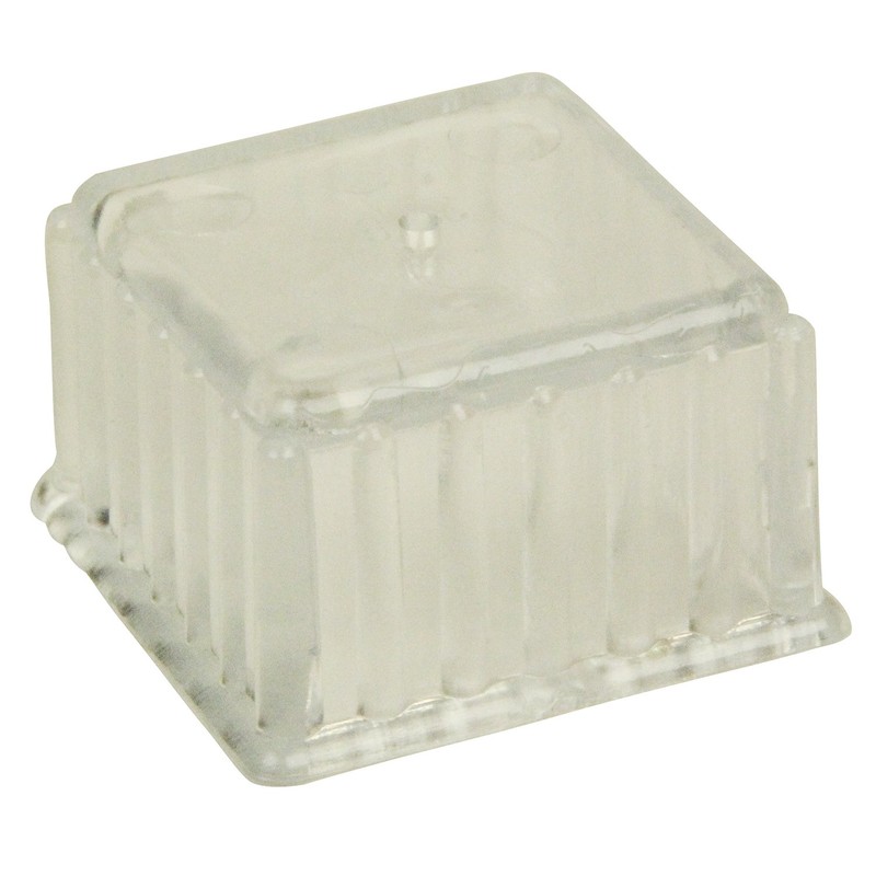 tutsi Rhino Clear Leg Cap Angle 36 mm, 1 Pack 4 Pack