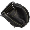 ZETT BRCB35512 Soft Baseball Catcher Mitt, Soft Steer, For Catchers,