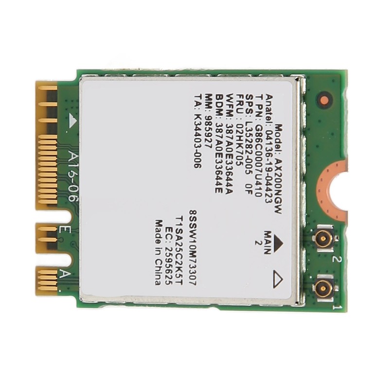 WiFi 6 Network Card for Intel AX200NGW 802.11ax Bluetooth 5.2