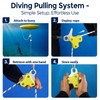 Seafard High Efficiency Scuba Diving Pulley Reel, Aluminum Alloy Pulley