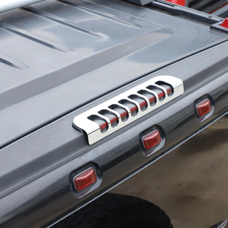 car-attention Alloy Rear Tailgate 3rd High Brake Light Trim Cover