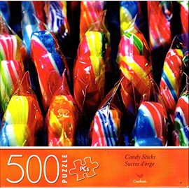 Candy Sticks 500 Piece Puzzle