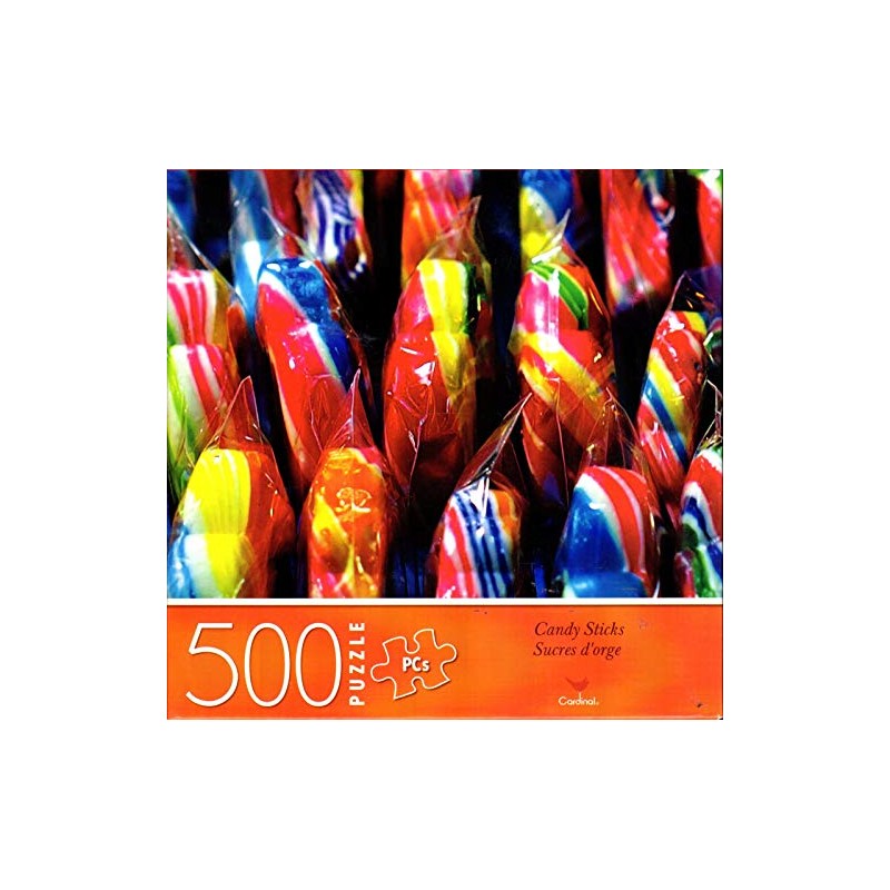 Candy Sticks 500 Piece Puzzle
