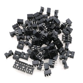 TAODAN 6 Pin IC Socket 80 PCS 6 Pin DIP IC Socket Adaptor Solder Type