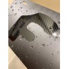 Carbon Fiber Works Handcrafted Forgiato Wheels License Plate Stealth Brushed