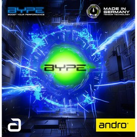 andro 1.8 110021104 Table Tennis Rubber Spin Speed High Balance Bip Red