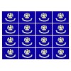 OwnTheAvenue Louisiana LA Flag 12 Pack Lot of Vinyl Stickers